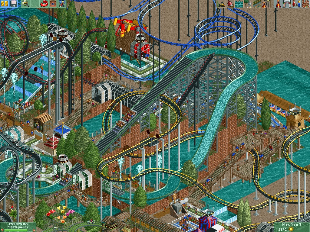 games like roller coaster tycoon for mac